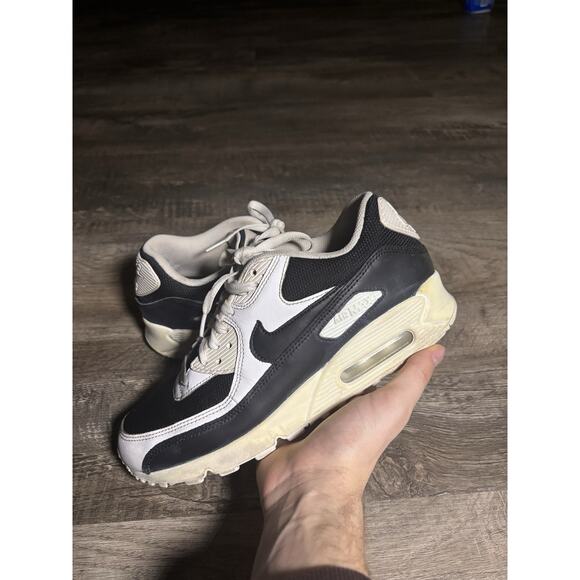 Nike Air Max 90 Nike Id Black White Size 7.5